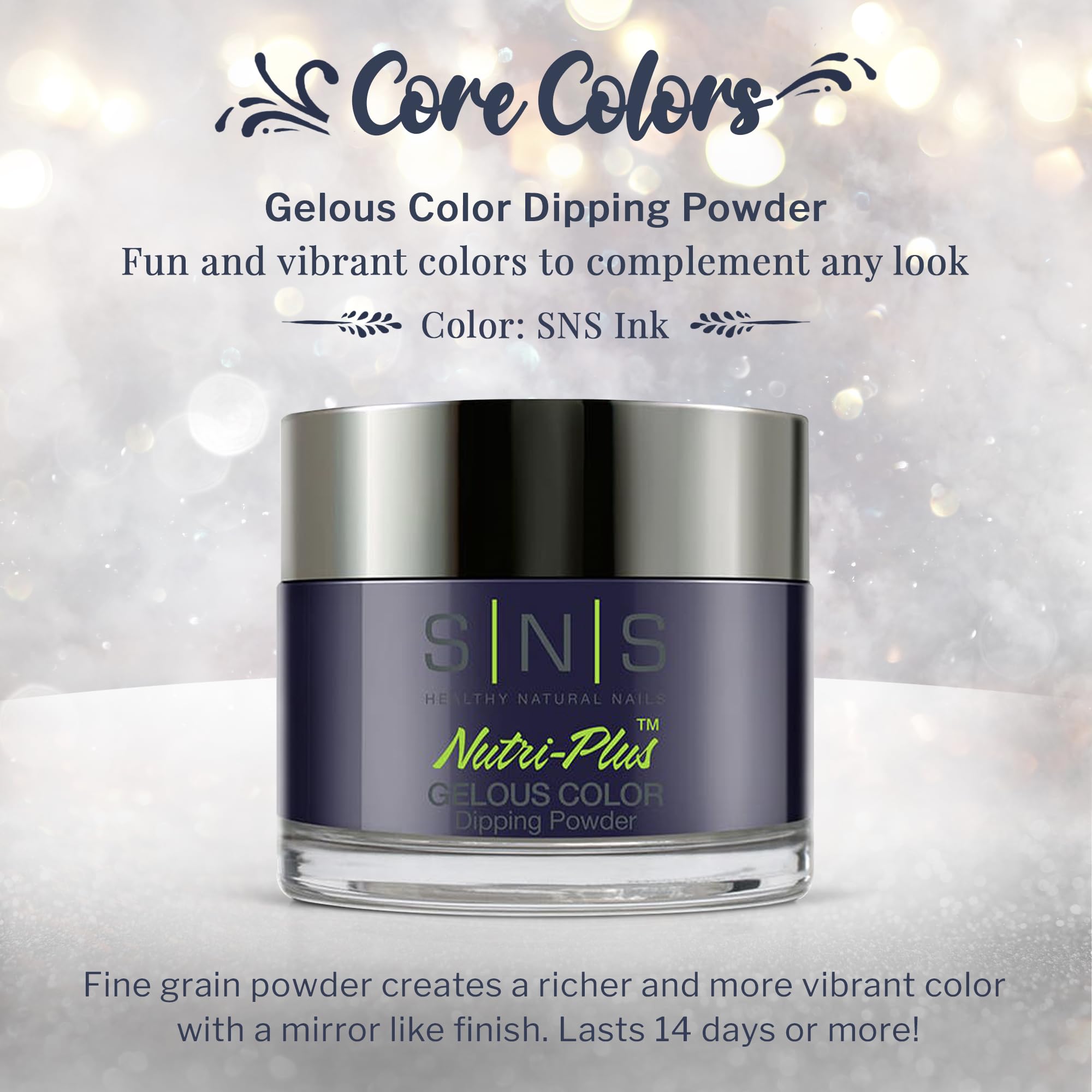 SNS Nail Dip Powder Ink – Blue, Navy/Indigo, Cream | Up to 14 Days, Low Odor