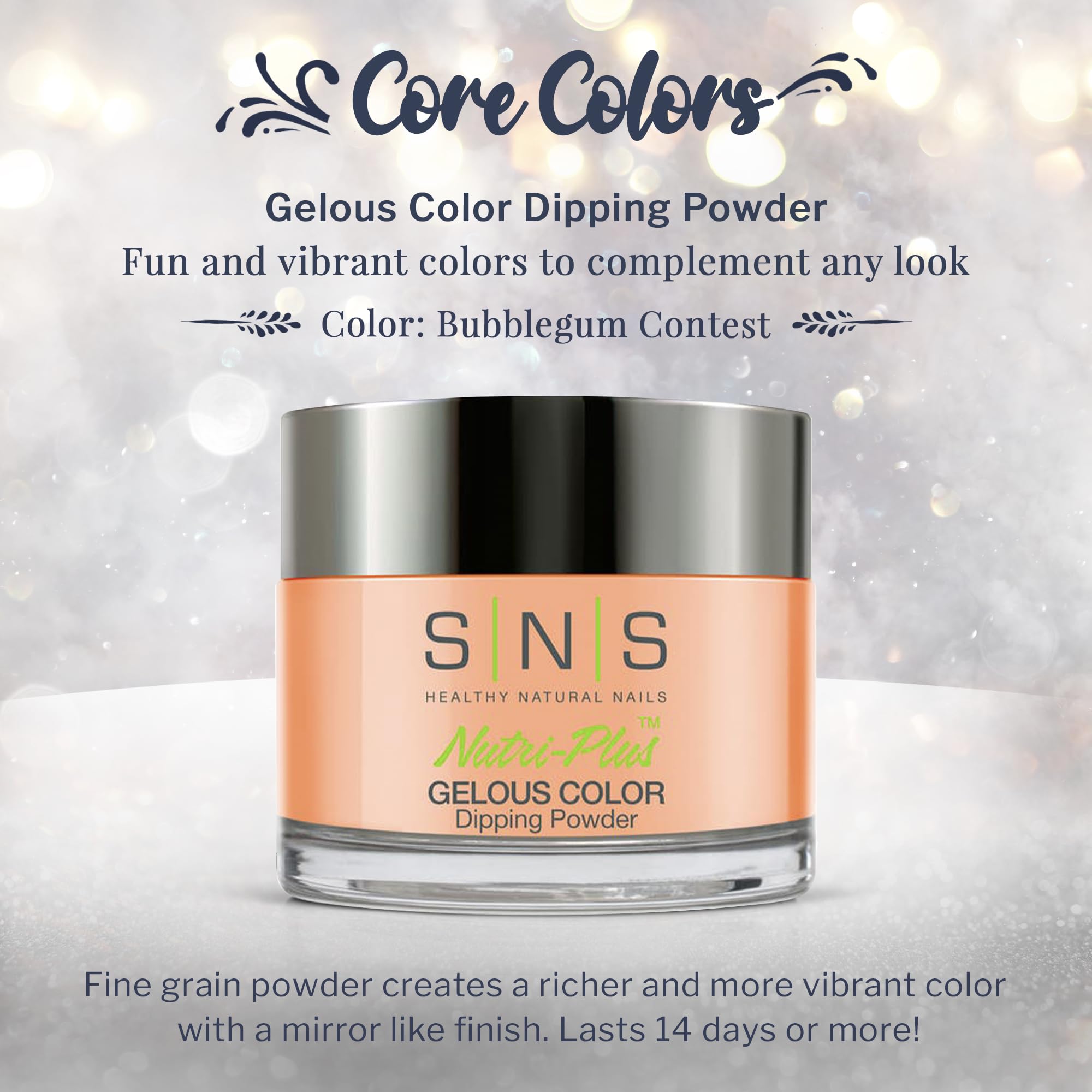 SNS Nail Dip Powder Bubblegum Contest – 14-Day, Low-Odor, No UV Lamp | SNS Healthy Natural Nails