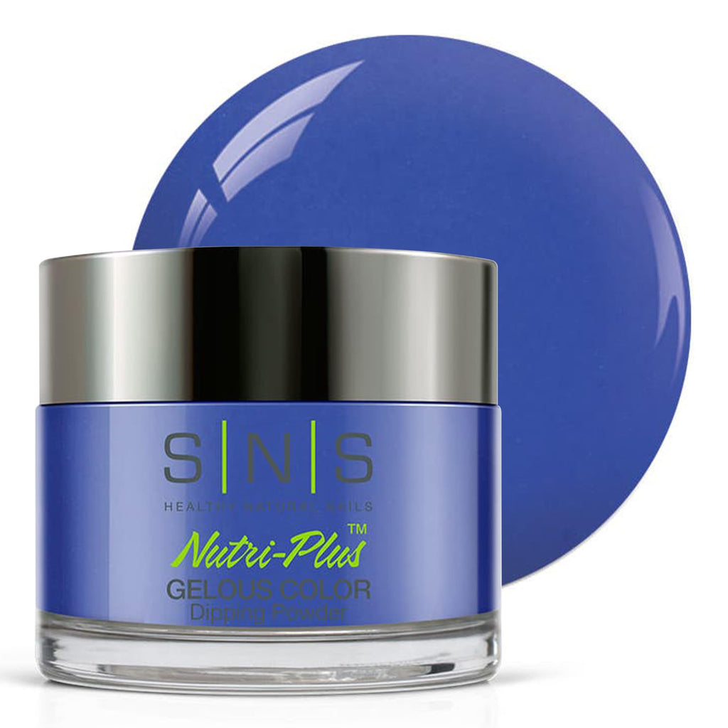 SNS Nail Dip Powder Deep Blue Utila – 1.5oz, 14-Day Color, Low Odor, No UV Lamp
