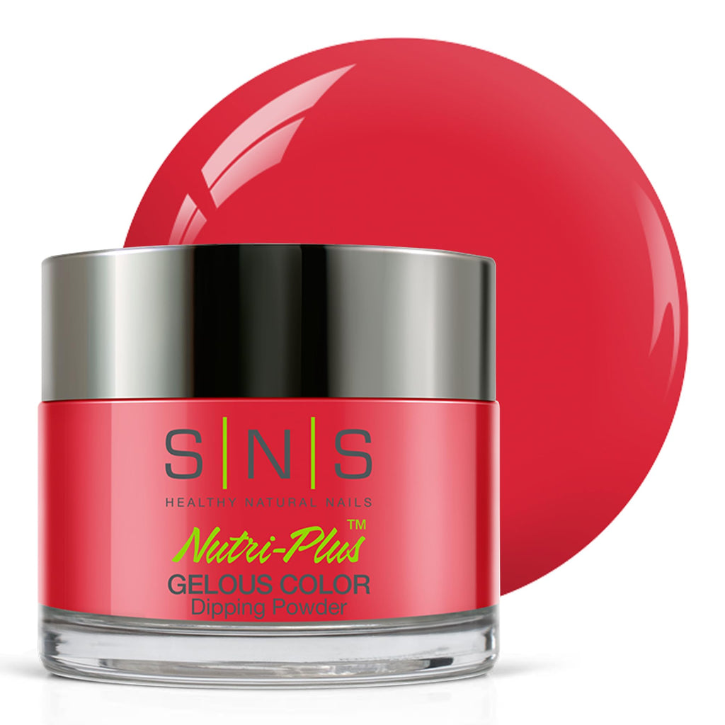 SNS Nail Dip Powder Lamborghini Drive (Red) – 1.5oz, Long-Lasting Color, Low Odor, No UV Lamp