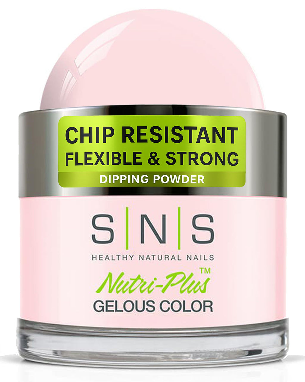 SNS Healthy Natural Nails Barely Touch Dip Powder – 1oz | No UV Lamp, Low Odor, 14+ Day Wear