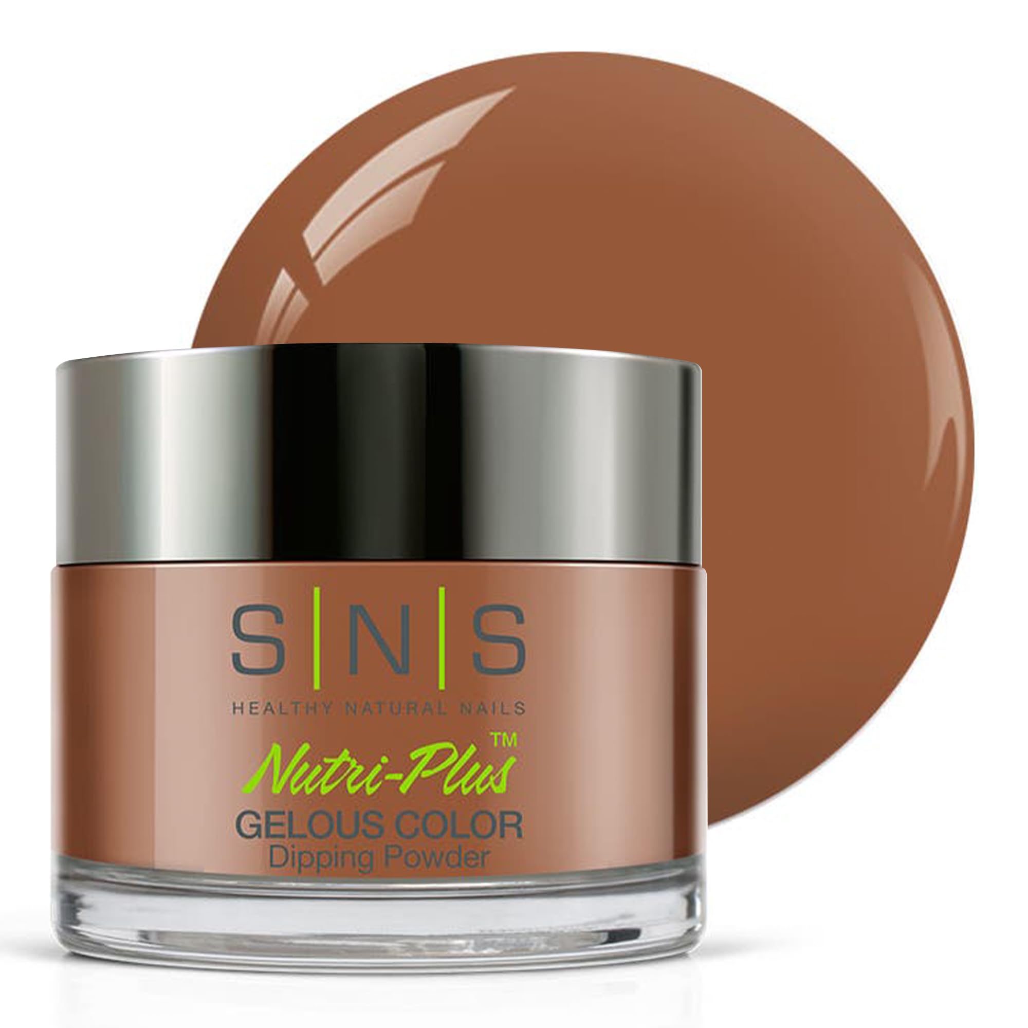 SNS Britania Mocha Dip Powder – Long-Lasting Brown Shimmer, No UV Lamp Needed