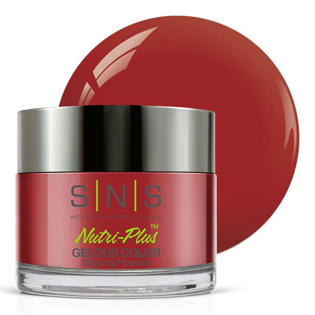 SNS Corvette Red Dip Powder | 14-Day Wear, Low Odor, No UV Lamp Required - 1oz