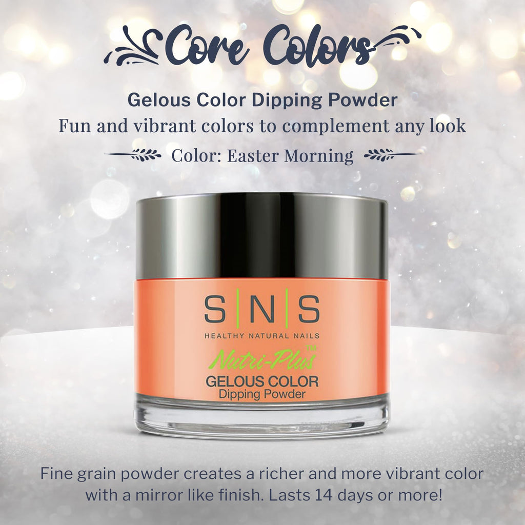 SNS Nail Dip Powder Easter Morning – 1.5oz, 14 Days, Low Odor, No UV Lamp