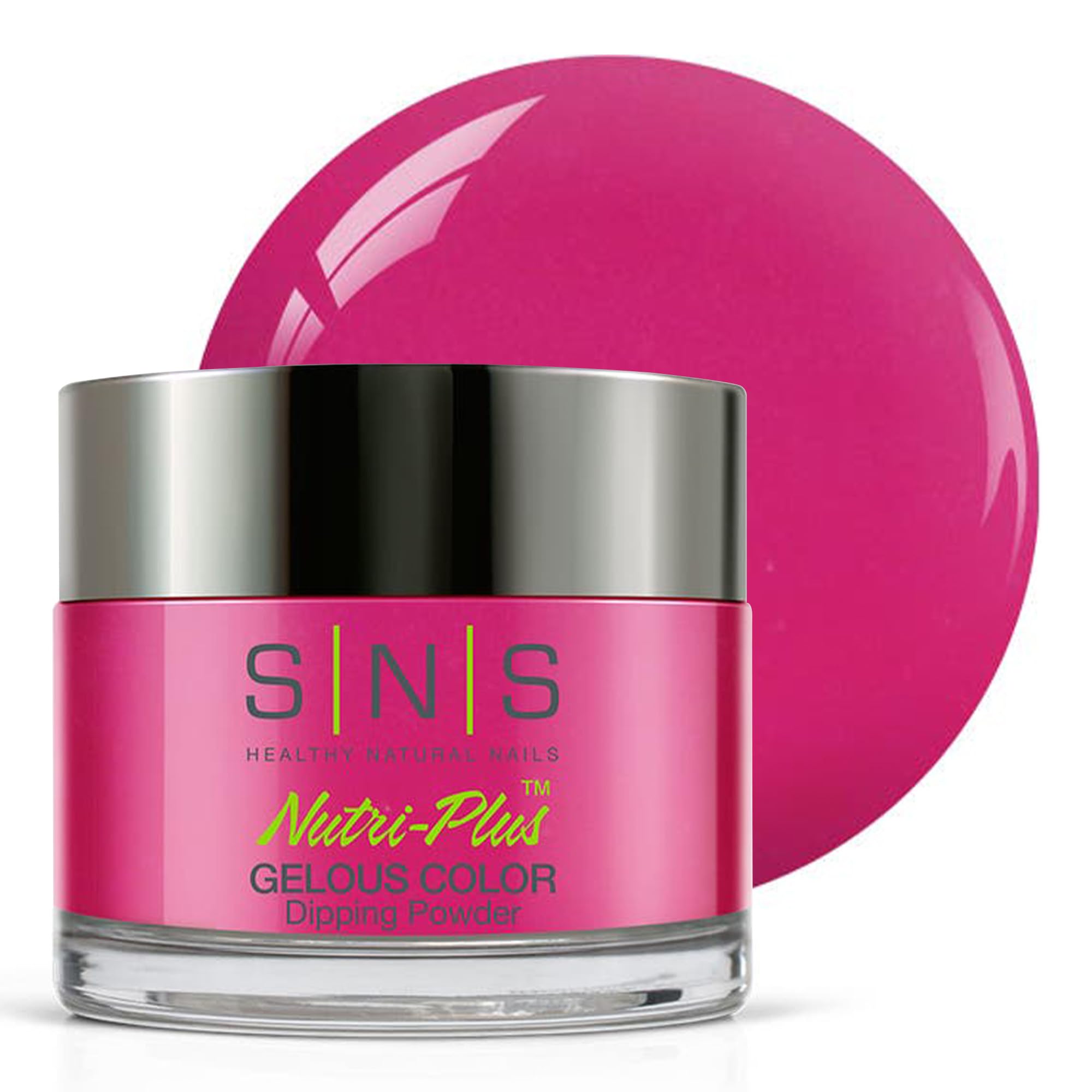 SNS Nail Dip Powder - Fantasy (Pink/Fuchsia, Cream) Long-Lasting Dip Color, No UV Lamp, 1.5oz
