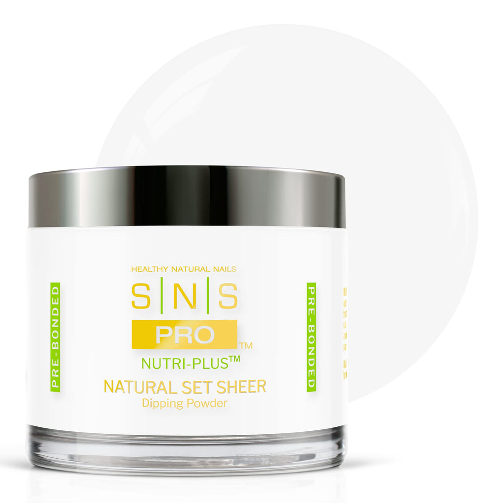 SNS Nail Dip Powder PWNSS04 – Gelous Color Natural Set Sheer (Natural/Nudes), 4 oz | Long-Lasting, Odor-Free, No UV Lamp