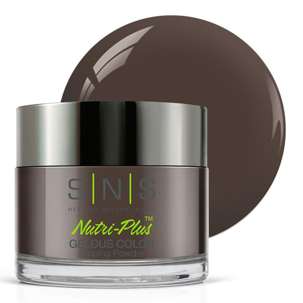 SNS Nail Dip Powder Peace of Mind Brown – 1.5oz, 14-Day Wear, Low Odor, No UV Lamp Required