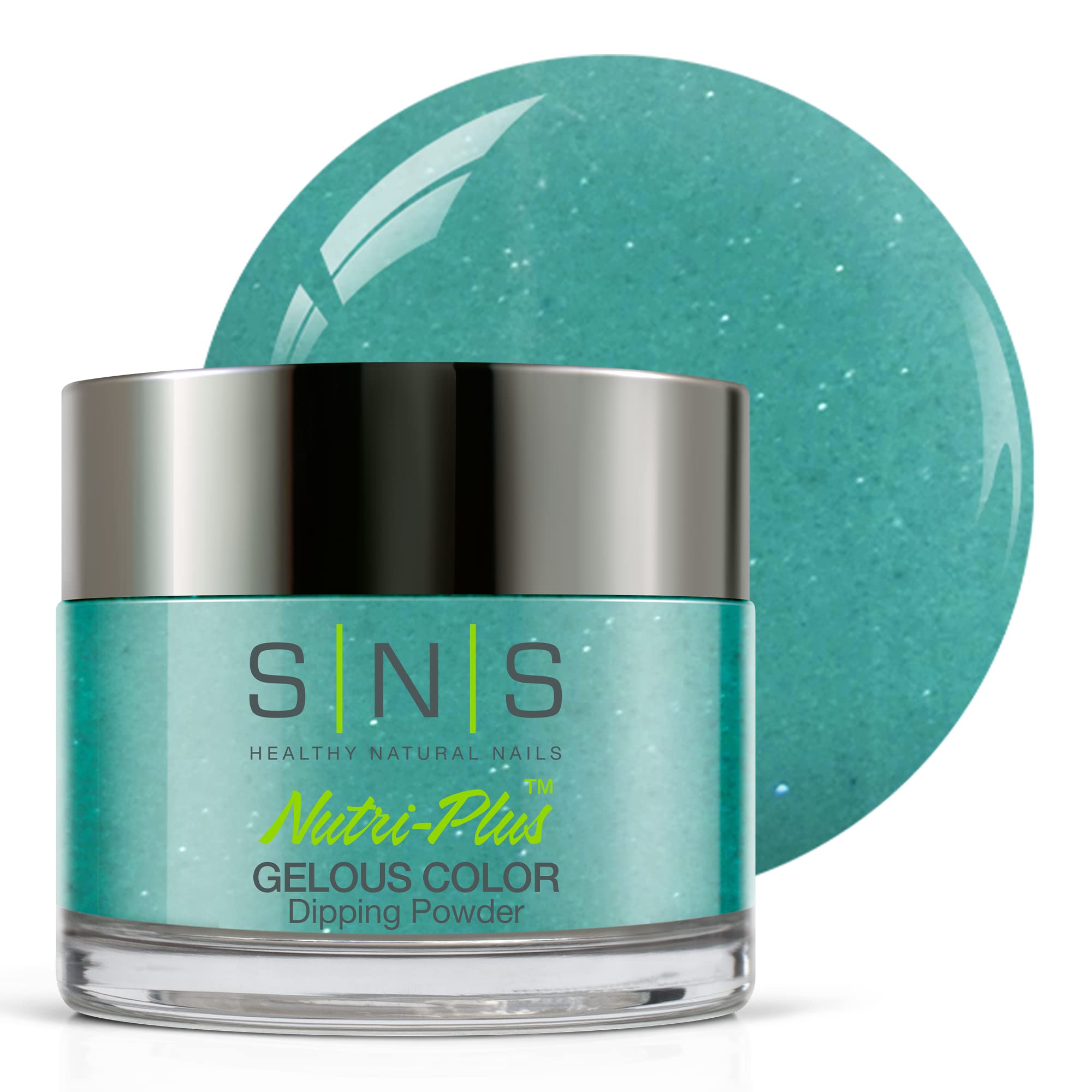 SNS Nail Dip Powder Rendezvous Bay – Long-Lasting Turquoise Teal Nail Color, 1.5 Oz