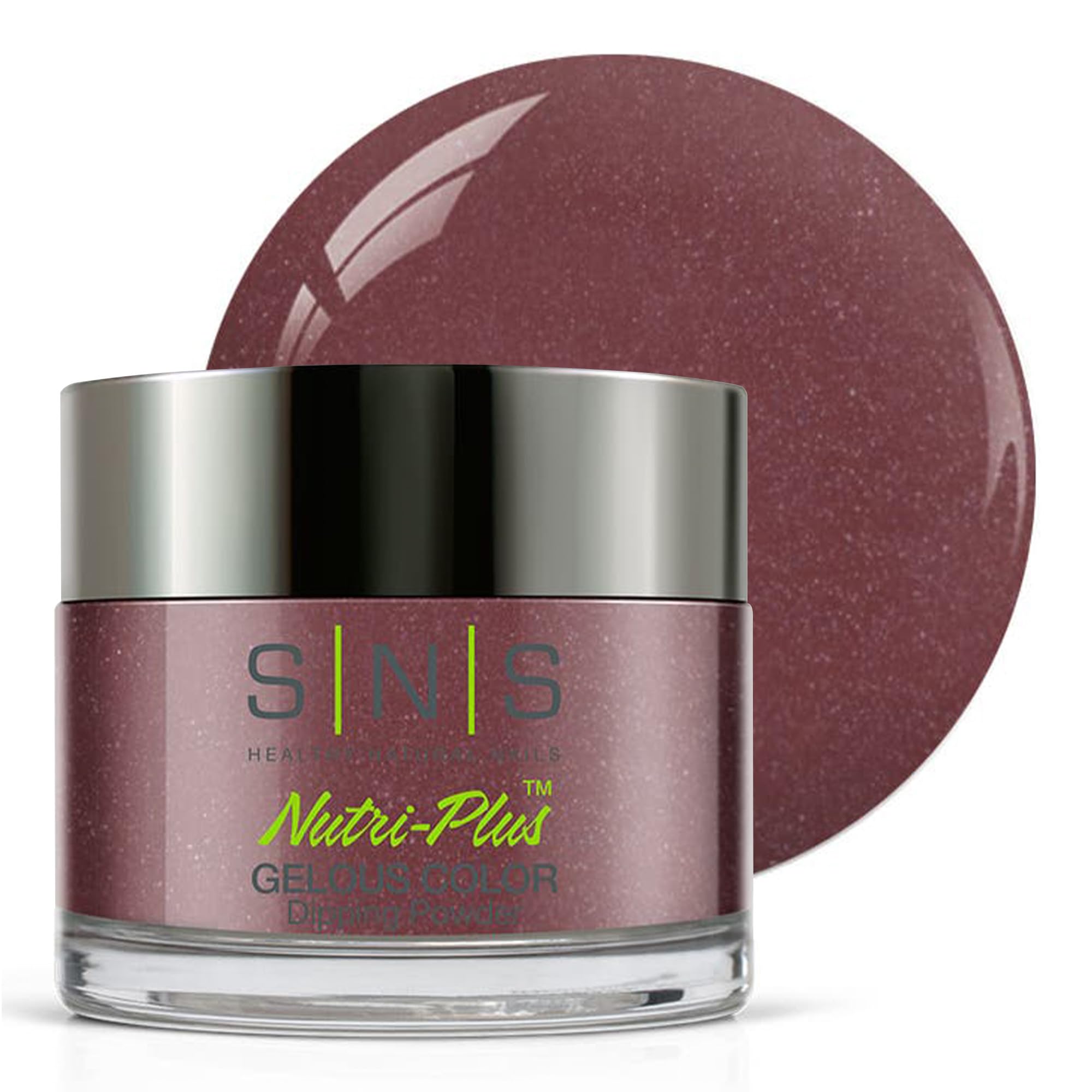 SNS Nail Dip Powder Spanish Sangria - Gelous Color Dip Powder, 1oz - Long-Lasting, Low Odor, No UV Lamp Required