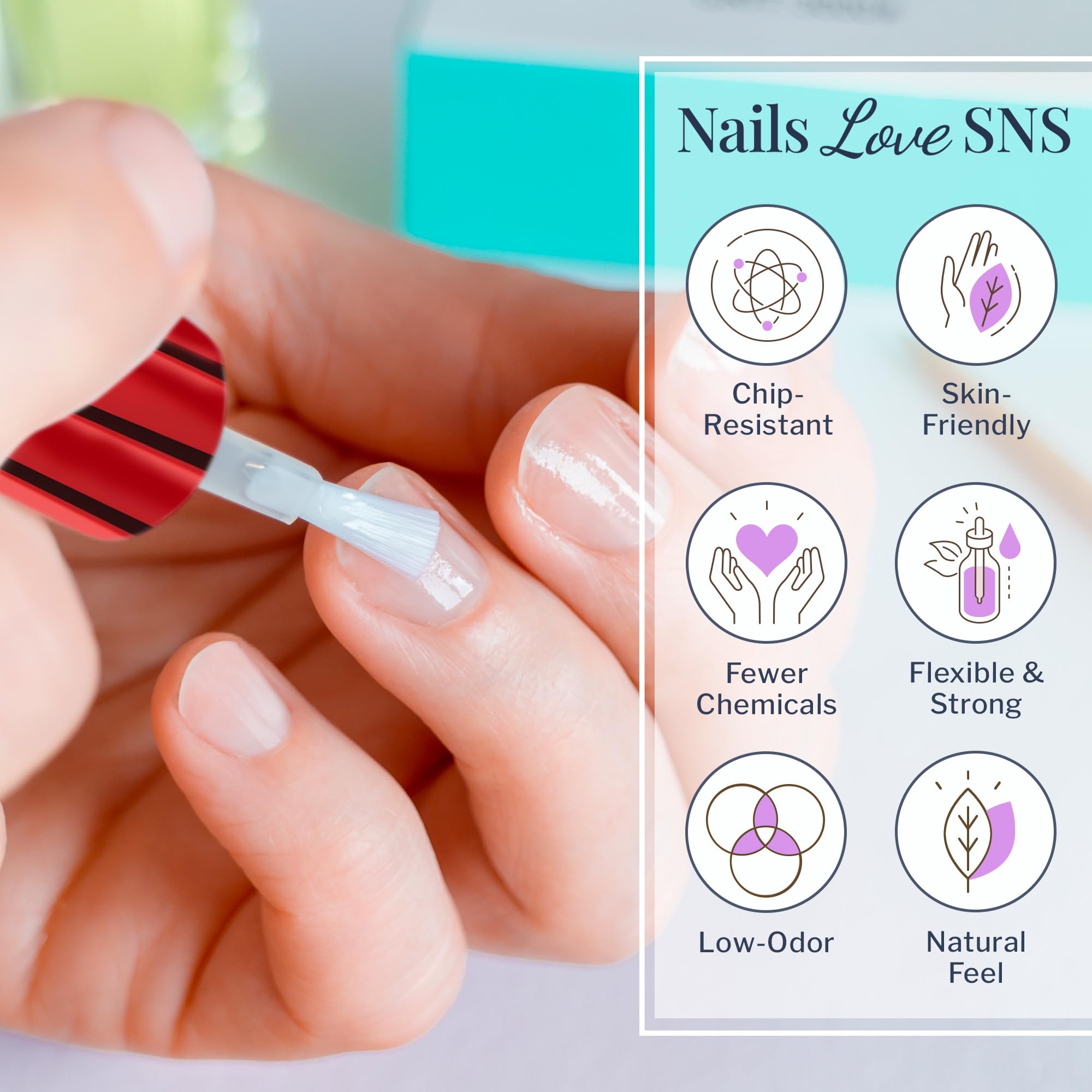 SNS SenShine Gel Top Coat – Dip Powder Nail Polish, Long-Lasting Shine, Low Odor, No UV Lamp – 0.5 oz