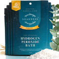 Soakness Hydrogen Peroxide Bath Salts – USA-Made Doctor Formulated Epsom Salt Bath Soak (6-Pack)