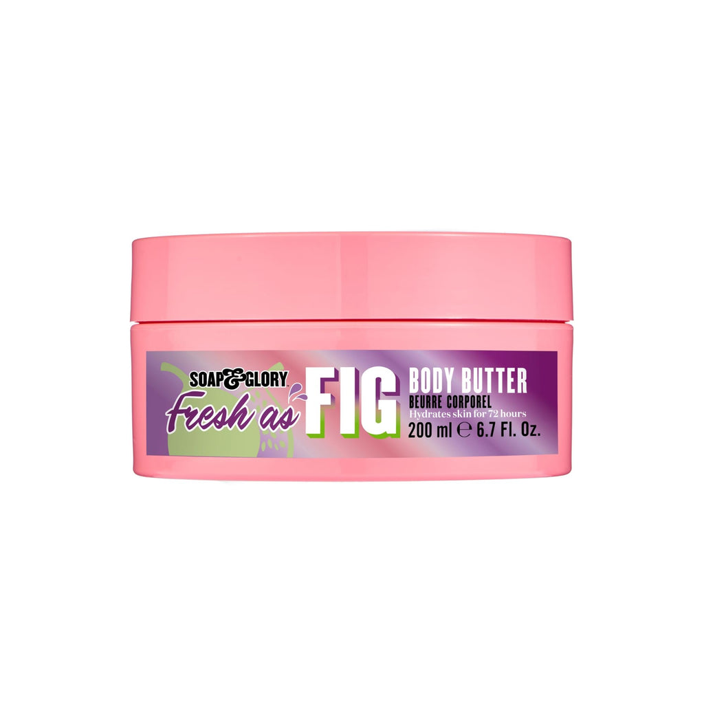 Soap & Glory Limited Edition Fresh as Fig Body Butter – Vegan Moisturizer for Dry Skin (200 ml)