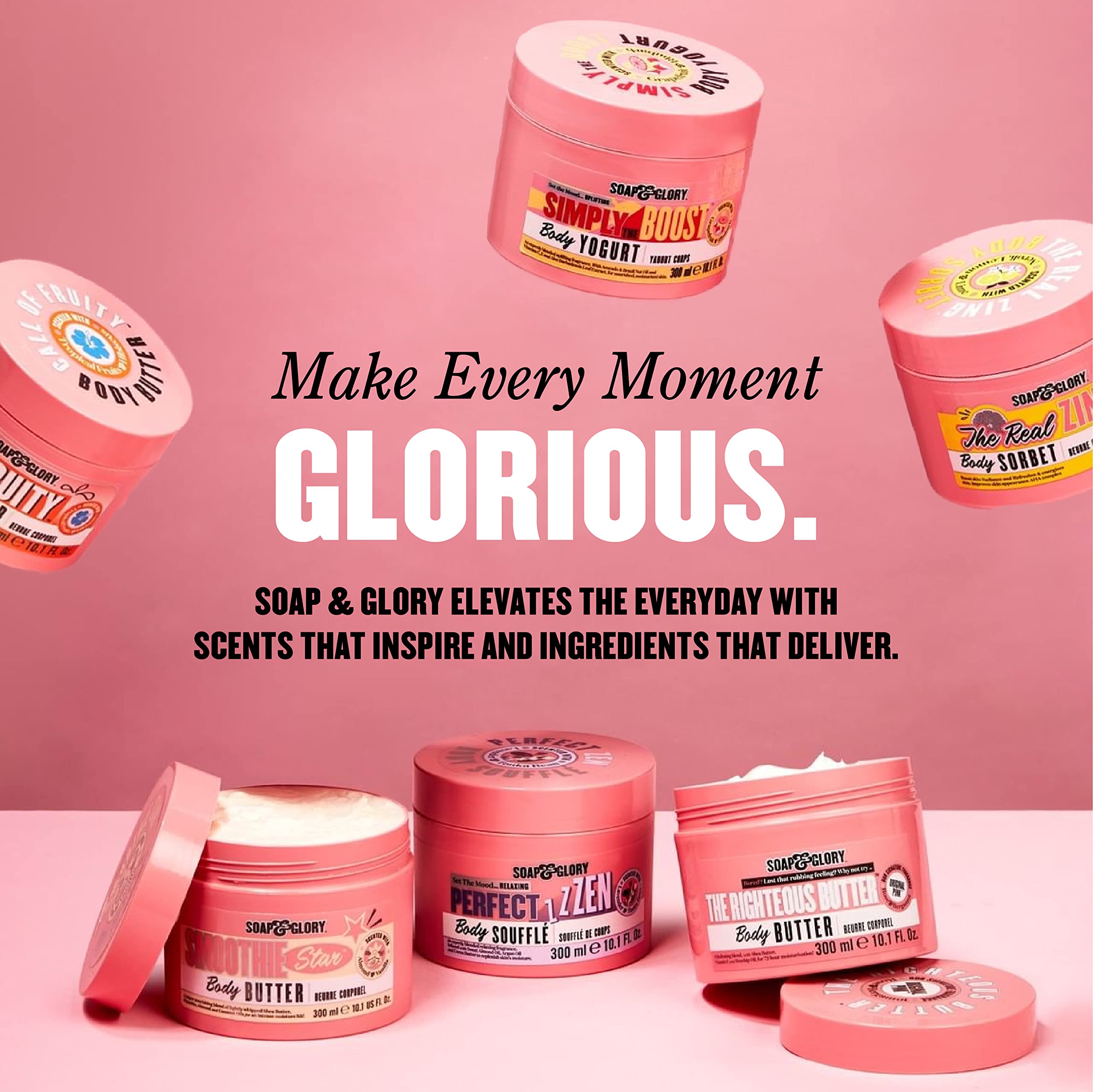 Soap & Glory Limited Edition Fresh as Fig Body Butter – Vegan Moisturizer for Dry Skin (200 ml)