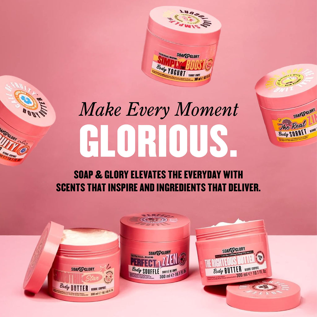 Soap & Glory Magnificoco Buff and Ready Coconut Body Scrub – Pack of 2 (300ml each)