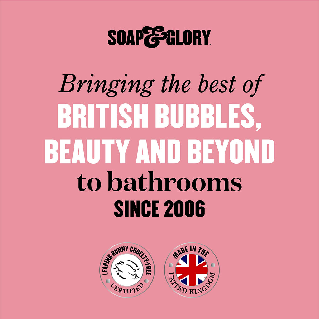 Soap & Glory The Real Zing Radiance-Boosting Body Wash – Hydrating with AHAs, Citrus Scent, 500ml