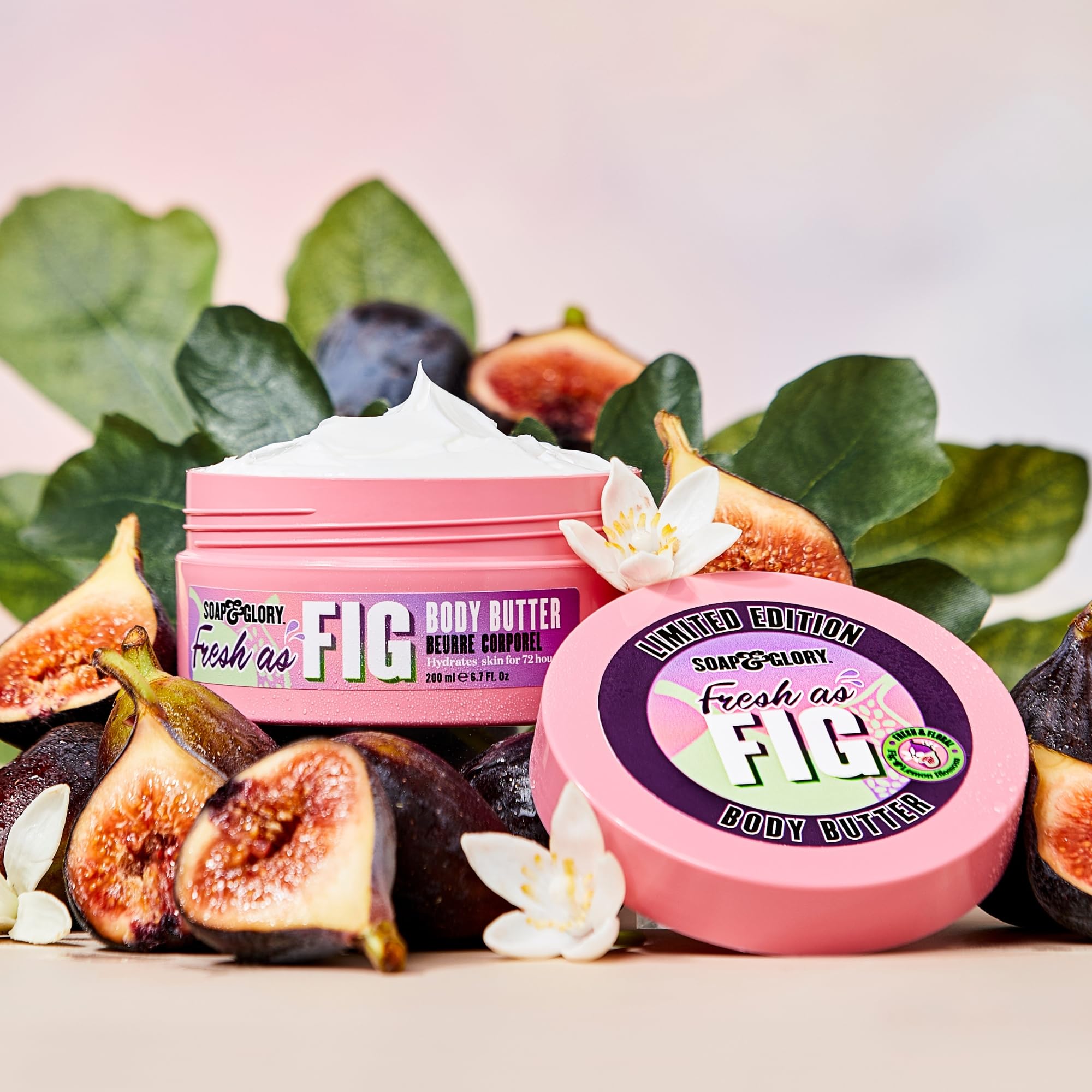 Soap & Glory Limited Edition Fresh as Fig Body Butter – Vegan Moisturizer for Dry Skin (200 ml)