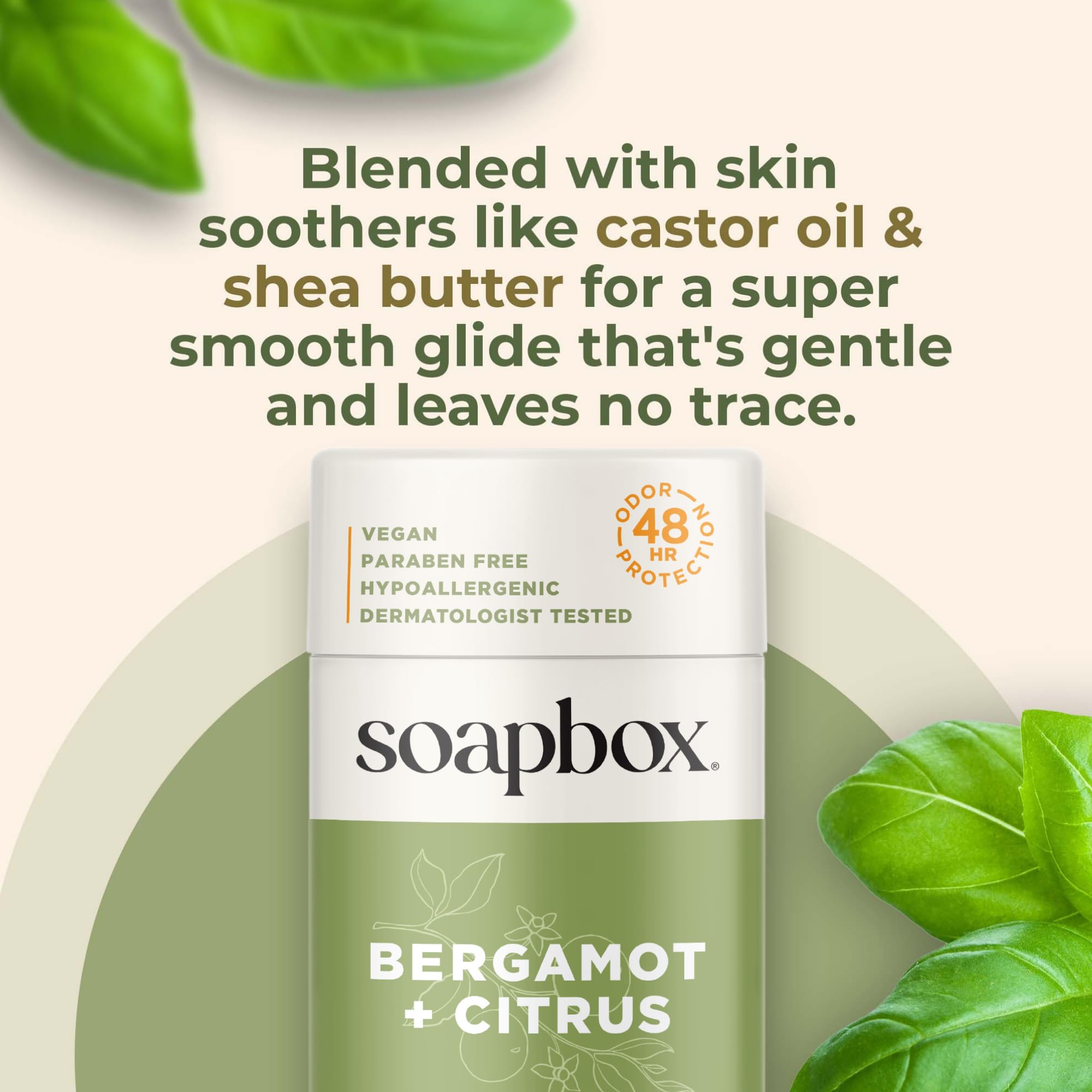 Soapbox Aluminum Free Deodorant 2-Pack – Bergamot & Citrus + Coconut & Vanilla | Natural, Aluminum-Free
