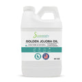 Soapeauty Golden Jojoba Oil | 100% Pure & Natural, Unrefined & Cold-Pressed, Hexane-Free – 64 Fl Oz