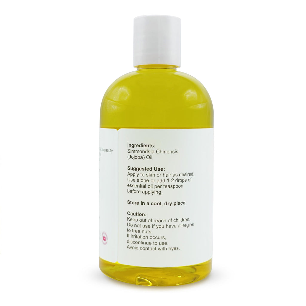 Soapeauty Golden Jojoba Oil - 100% Pure & Natural, Cold-Pressed, Hexane-Free | 12 oz