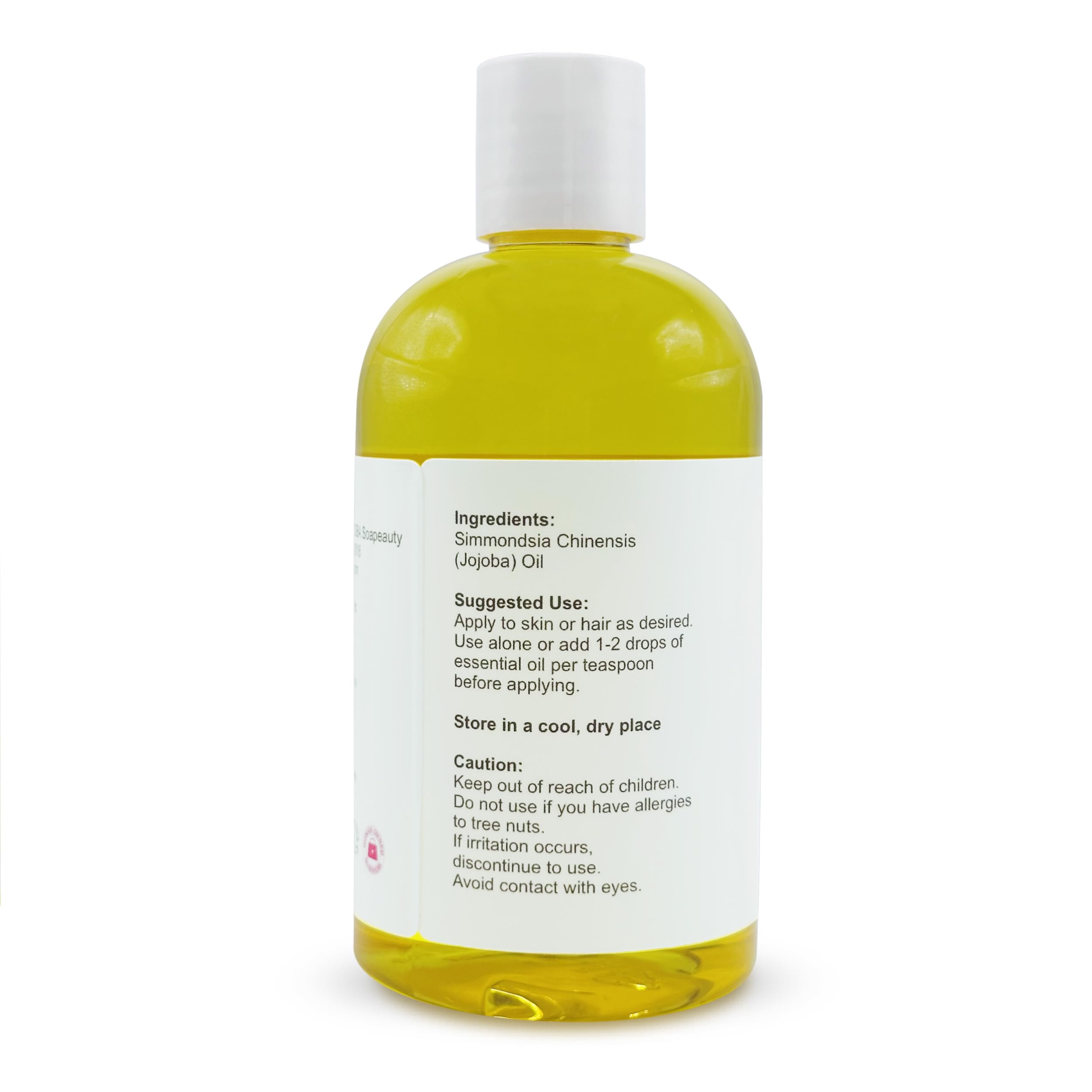 Soapeauty Golden Jojoba Oil - 100% Pure & Natural, Cold-Pressed, Hexane-Free | 12 oz