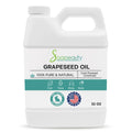 Soapeauty Grapeseed Oil - Cold Pressed, Unrefined, 32 oz Bulk | Carrier for Essential Oils