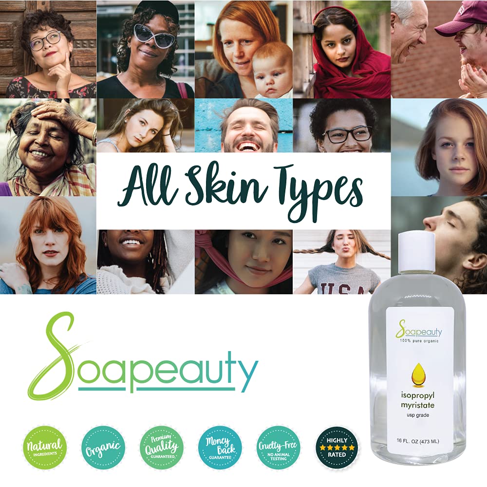 Soapeauty Isopropyl Myristate Cosmetic Grade — 32 oz