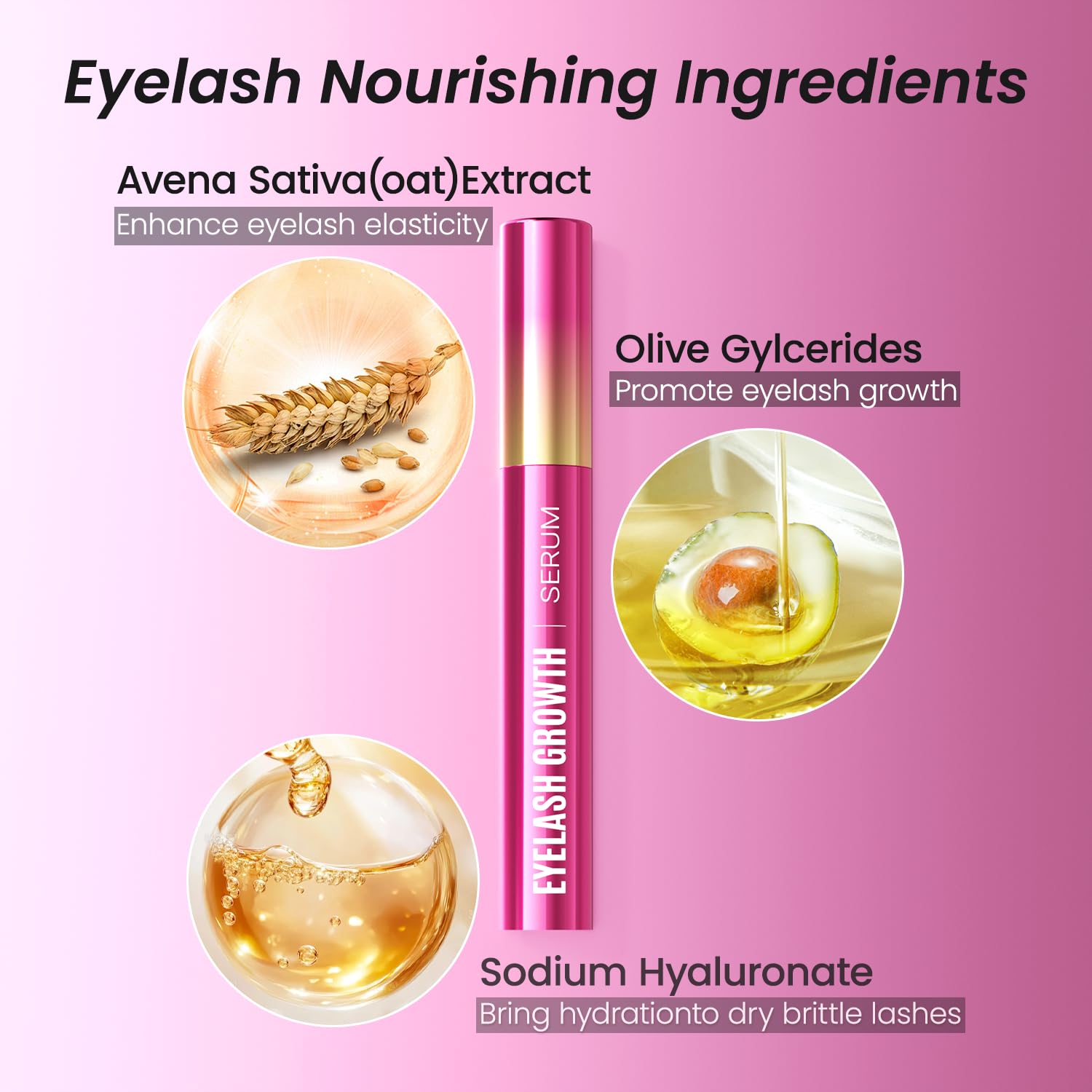 Sobetuar Eyelash Growth Serum – Volumizing, Natural, Vegan & Gentle (5 mL)