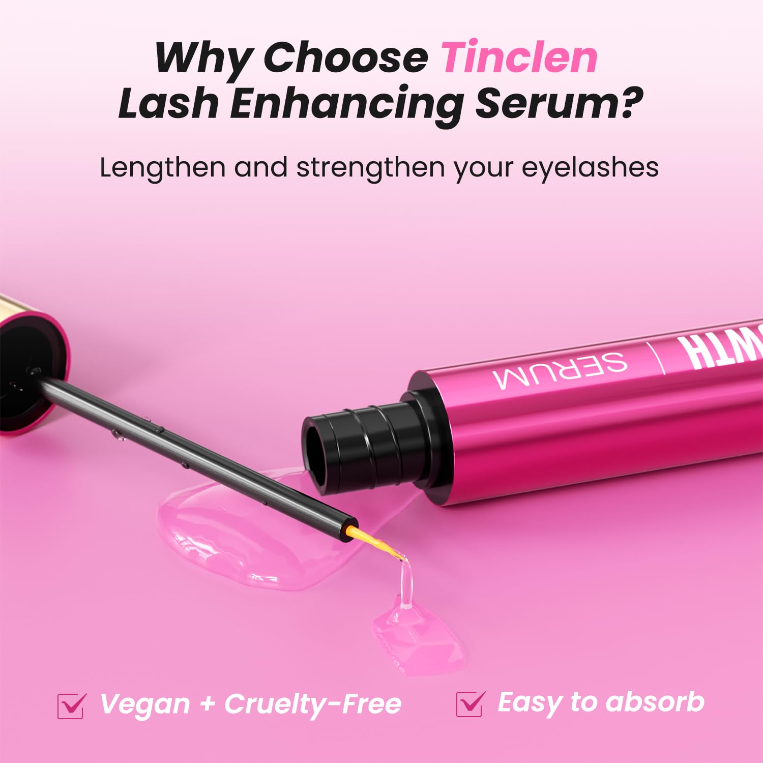 Sobetuar Eyelash Growth Serum – Volumizing, Natural, Vegan & Gentle (5 mL)