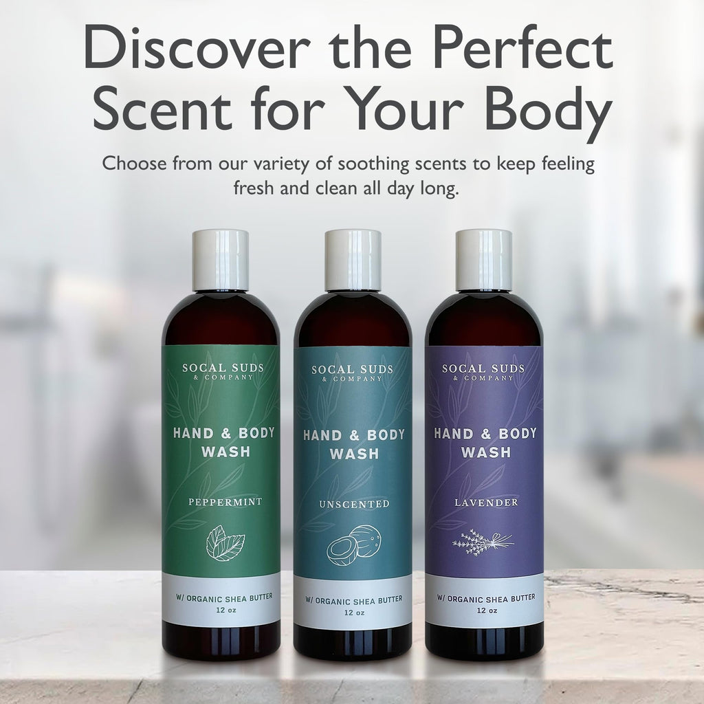 SoCal Suds & Company Lavender Shea Butter Hand & Body Wash - 12oz Twin Pack