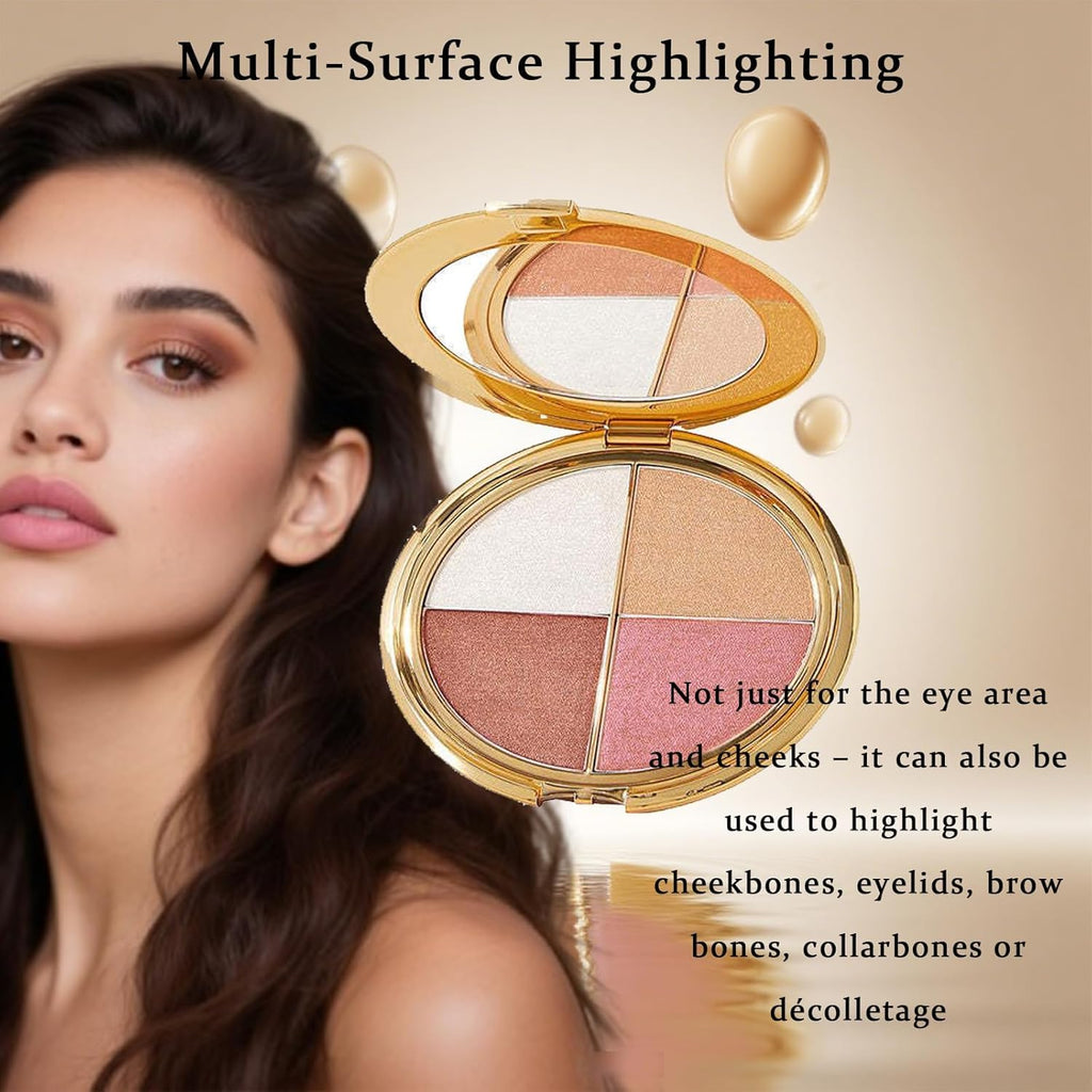 Soelegant Eye & Cheek Palette – 4-in-1 Glow, Eyeshadow & Highlighter
