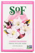 SoF Triple Milled Bar Soap – Cherry Blossom, Coconut Oil & Organic Shea Butter – Vegan & Non-GMO – 4 x 6 oz