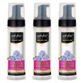 SOF N' FREE Curling Mousse with Flaxseed Oil & Rosewater – Natural Curl Definer Pack of 3 (6.76 fl oz each)