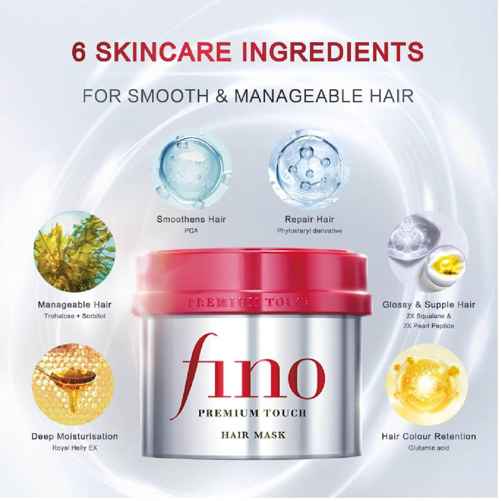 Sofia by Ode Fino Premium Touch Hair Mask 180g – Smoothing Care for Damaged Hair