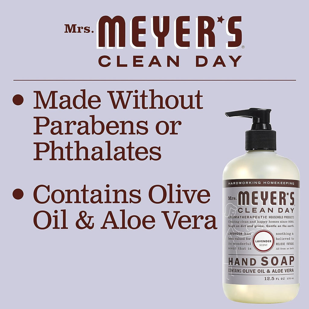 Mrs. Meyer's Lavender Hand Soap Refill, 33 oz (Pack of 3)