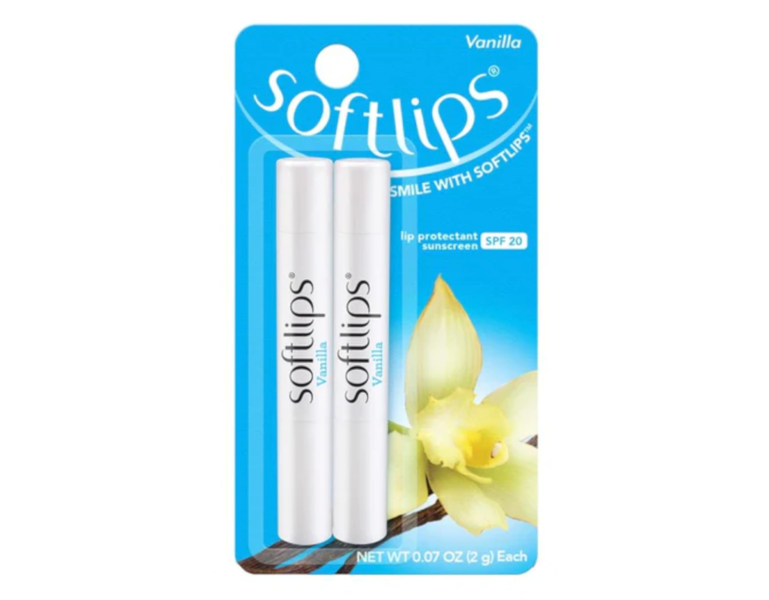 SoftLips Vanilla Lip Balm SPF 20 – 12 Pack