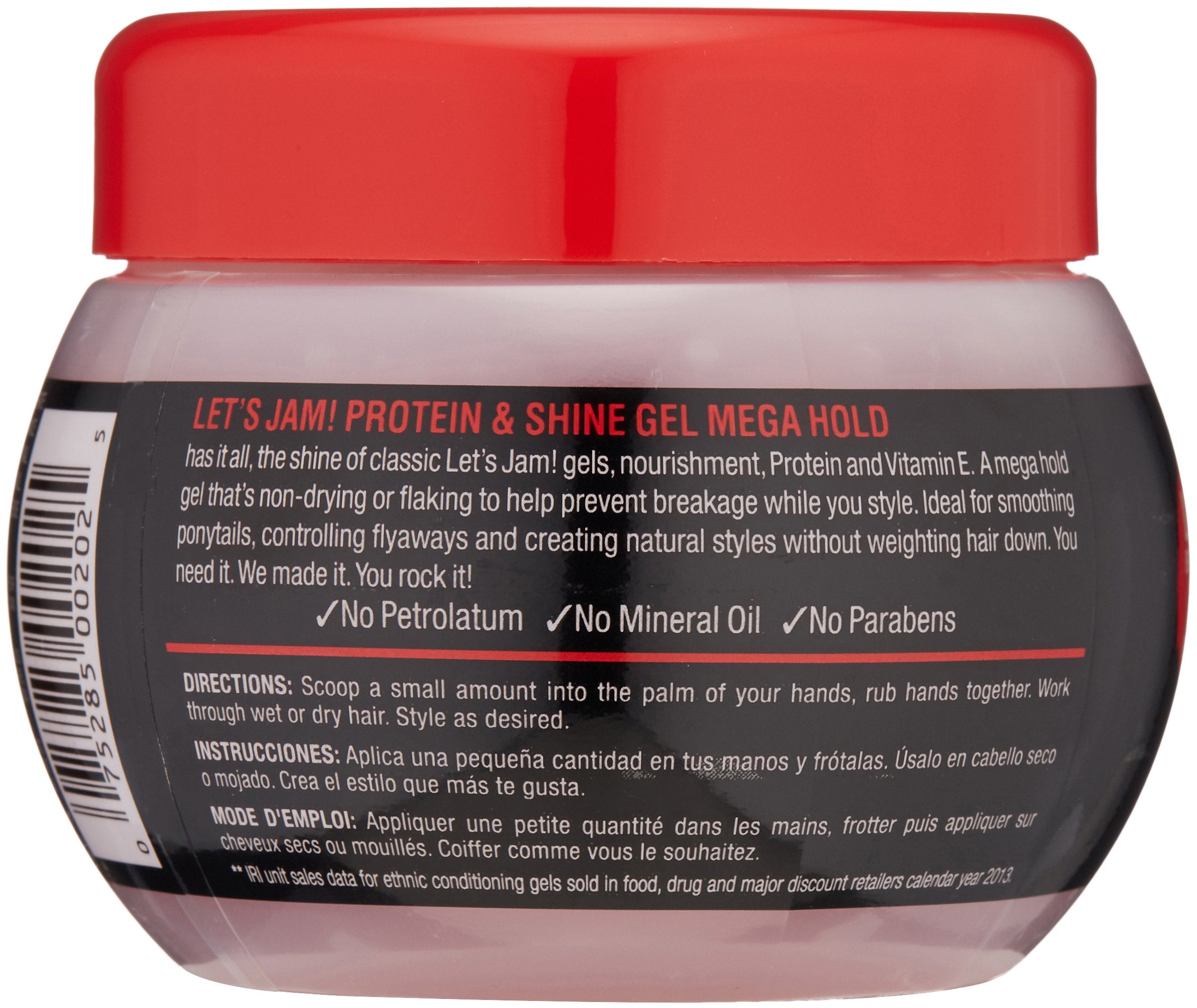SoftSheen-Carson Let's Jam! Mega Hold Conditioning Hair Gel | All Hair Types | 9 oz