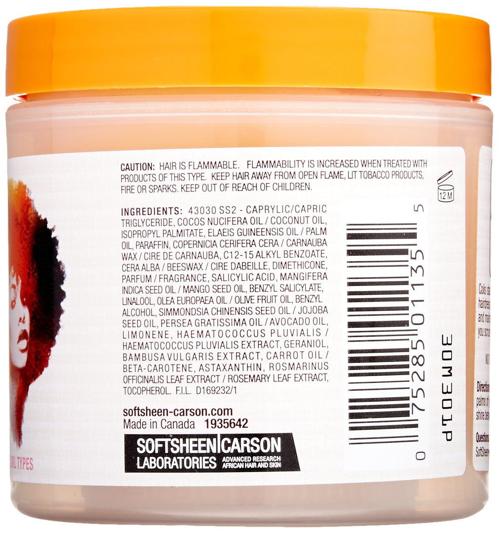 SoftSheen Dark and Lovely Au Naturale Anti-Shrinkage No Crunch Nourishing Pomade – 4.4 oz