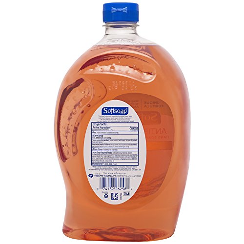 Softsoap Antibacterial Crisp Clean Hand Soap Refill, 56 oz – Moisturizing, Gentle Formula