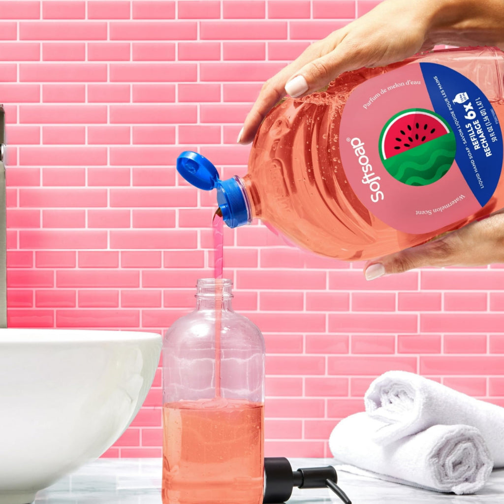 Softsoap Limited Edition Watermelon Refill Bottles – 100 FL OZ Total (2x50)