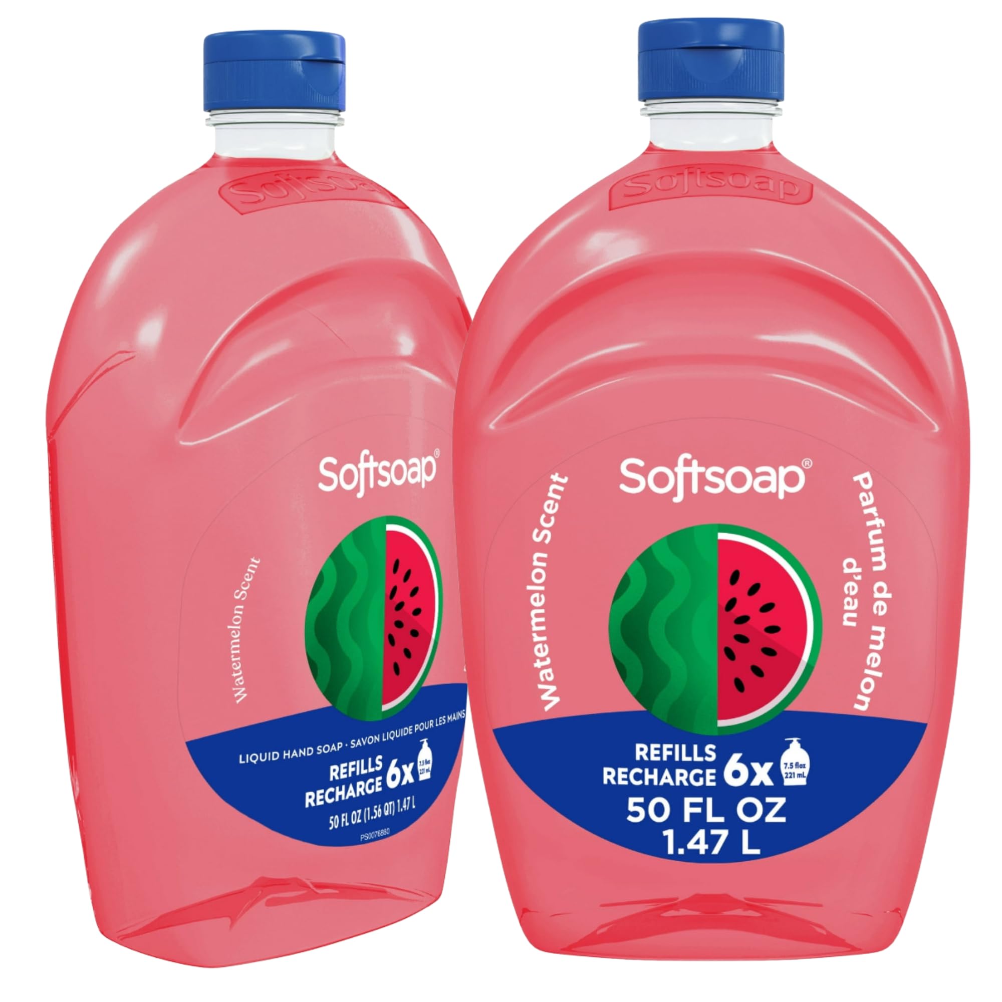 Softsoap Limited Edition Watermelon Refill Bottles – 100 FL OZ Total (2x50)