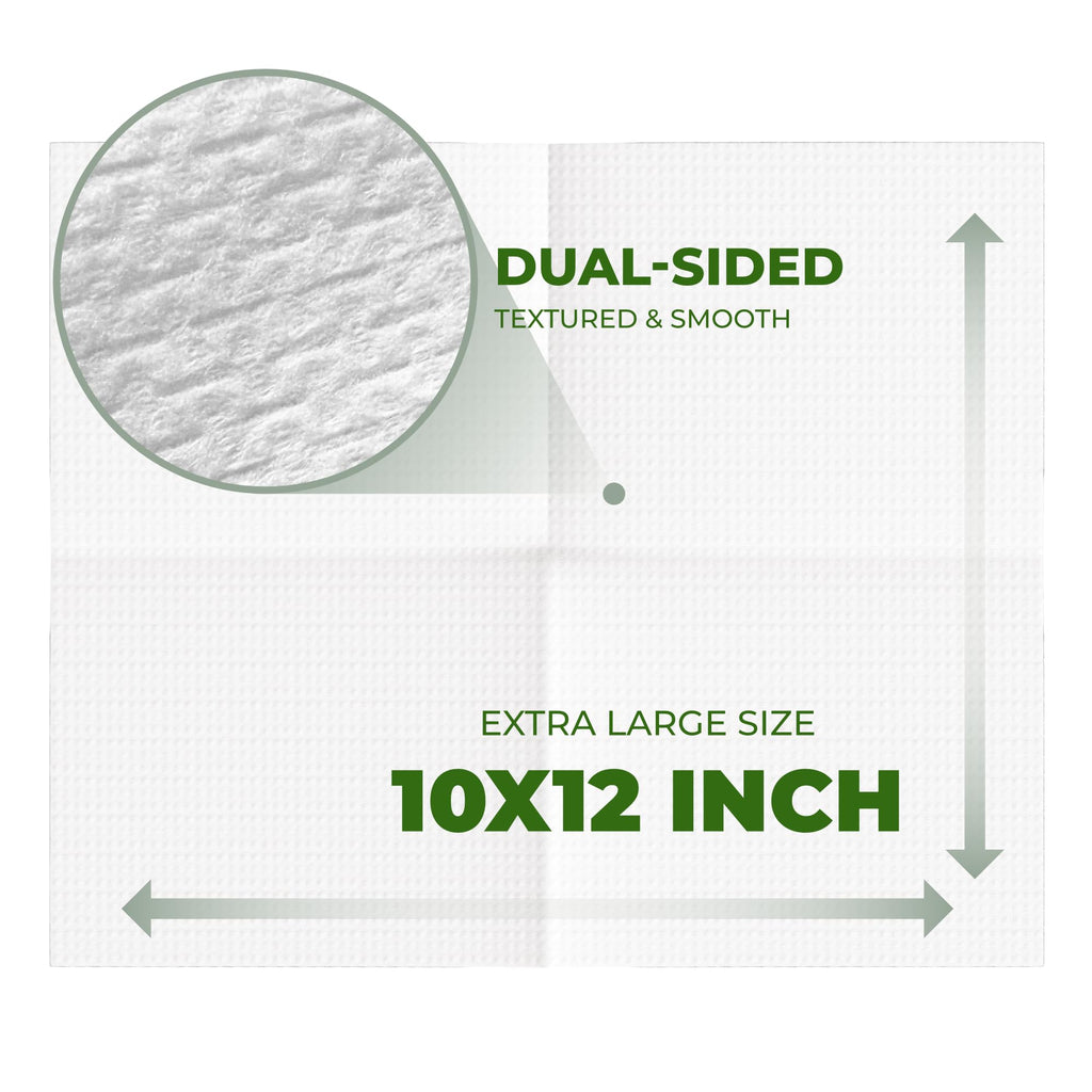 Sohum Living Clean Towels for Face XL – Ultra-Soft Disposable Facial Wipes