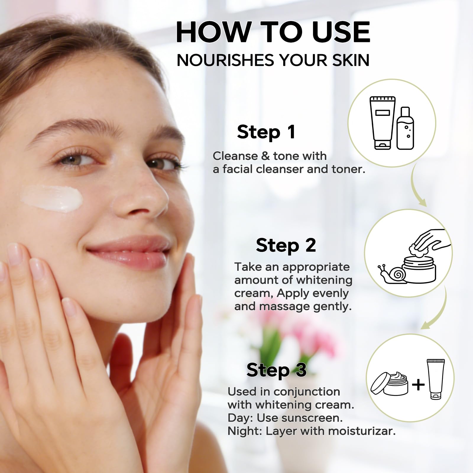 Sokgo Snail Mucin Cream | Revitalizing Hydrating Moisturizer for All Skin Types