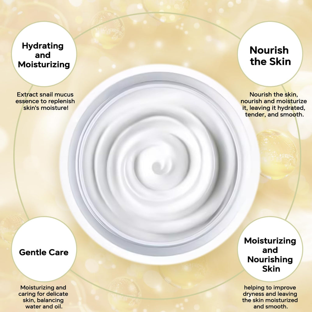 Sokgo Snail Mucin Cream | Revitalizing Hydrating Moisturizer for All Skin Types