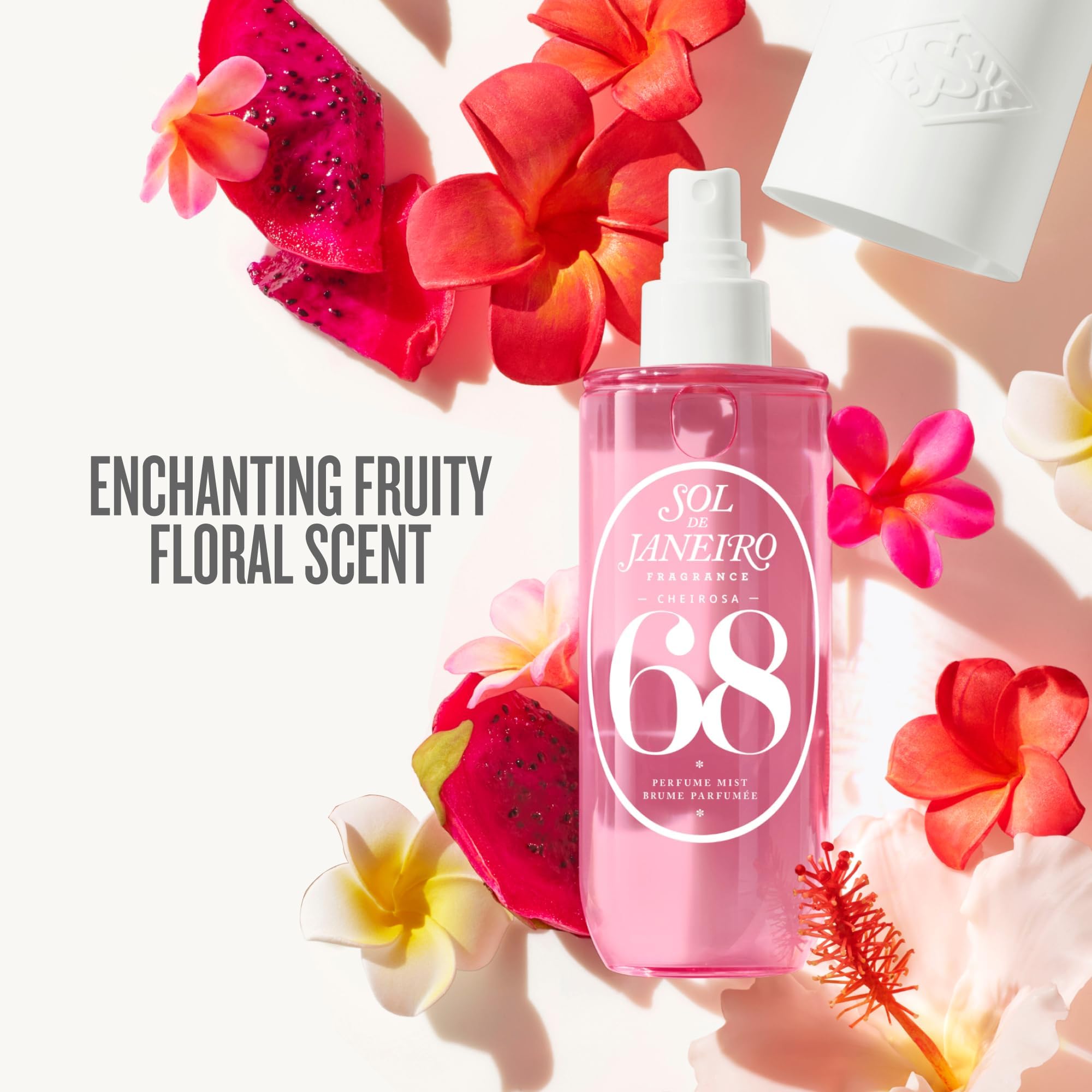 Sol de Janeiro Valentine Gift Set: Cheirosa 68 & Cheirosa 48 Travel Mists + Pink Wristlet