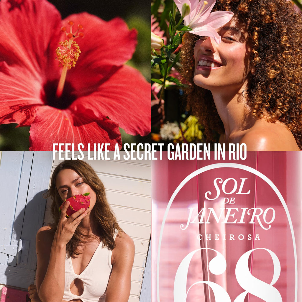 Sol de Janeiro Valentine Gift Set: Cheirosa 68 & Cheirosa 48 Travel Mists + Pink Wristlet