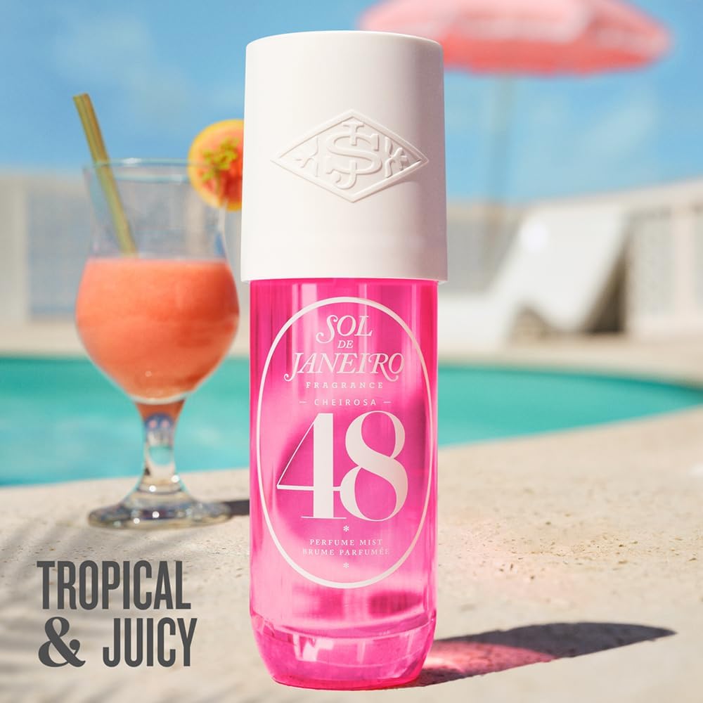 Sol de Janeiro Valentine Gift Set: Cheirosa 68 & Cheirosa 48 Travel Mists + Pink Wristlet