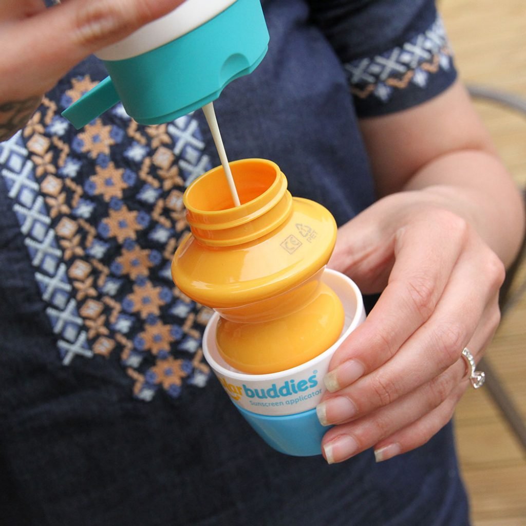 Solar Buddies Duo GB Refillable Roll-On Sponge Applicator – 100ml Travel Size