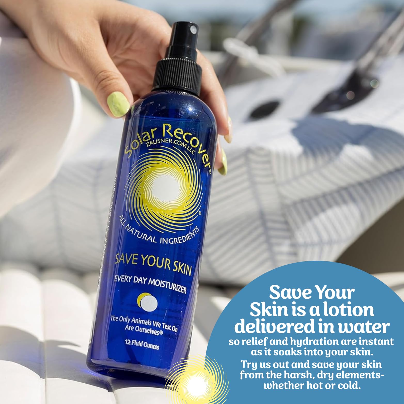 Solar Recover After Sun Moisturizing Spray 2 Pack – Hydrating Facial & Body Mist