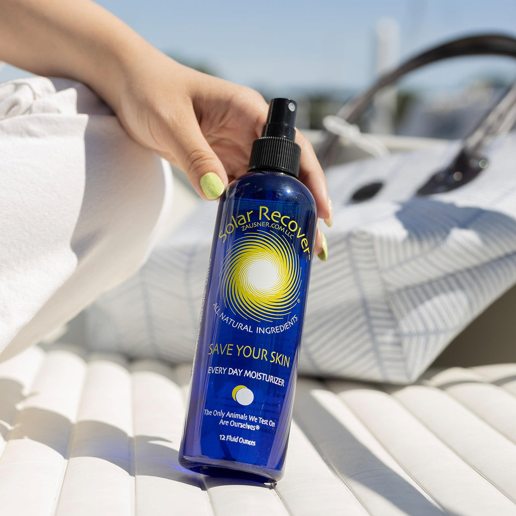 Solar Recover After Sun Moisturizing Spray + Hair Detangler Combo – Hydrating Skin Mist & Leave-In Conditioner