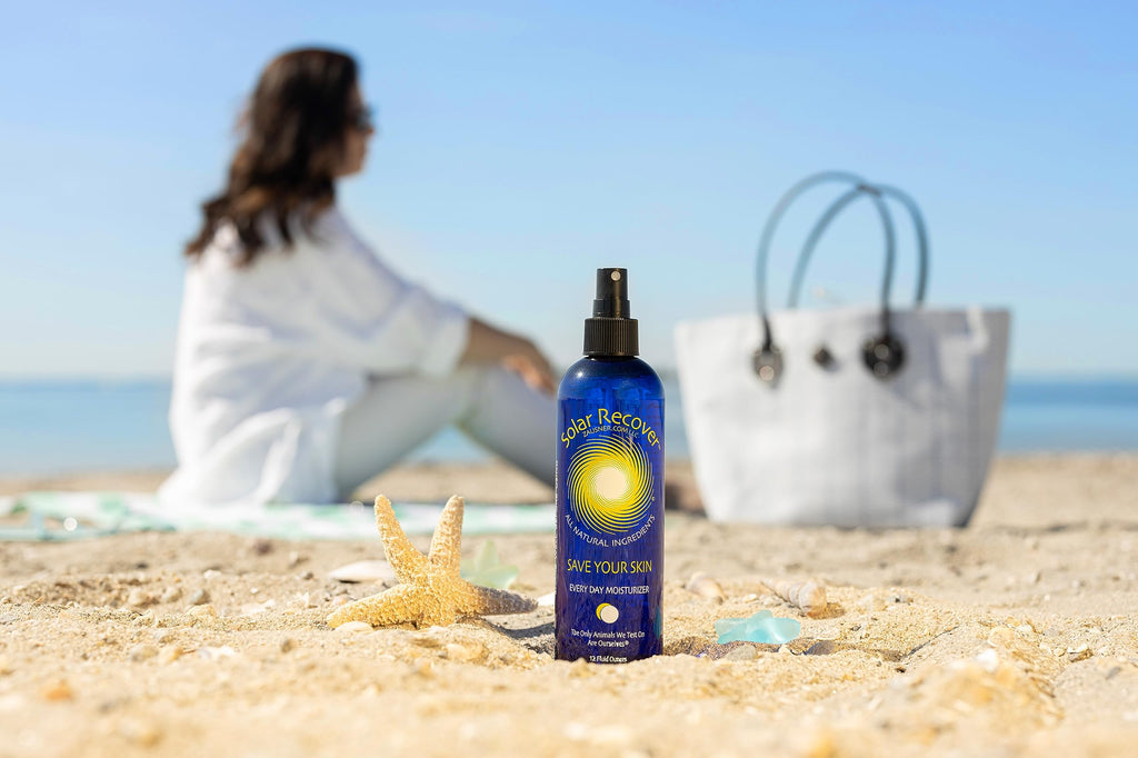 Solar Recover After Sun Moisturizing Spray + Hair Detangler Combo – Hydrating Skin Mist & Leave-In Conditioner